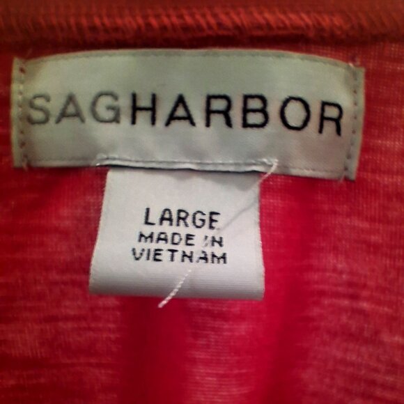 Sag Harbor Open Front Cardigan with Attached Tank Top - Picture 3 of 4